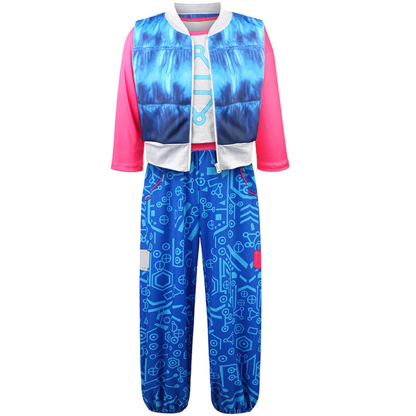 Kid Addison Wells Zombies 4: Dawn of the Vampires Cosplay Costume Halloween Outfit