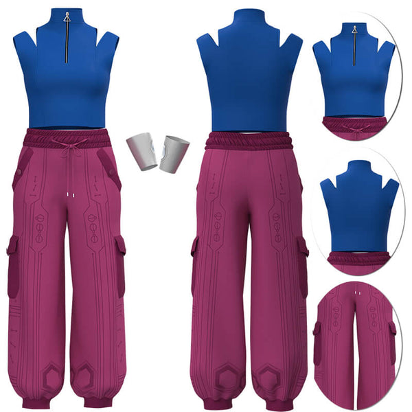 Kid Addison Wells Zombies 4: Dawn of the Vampires Cosplay Costume Halloween Outfit