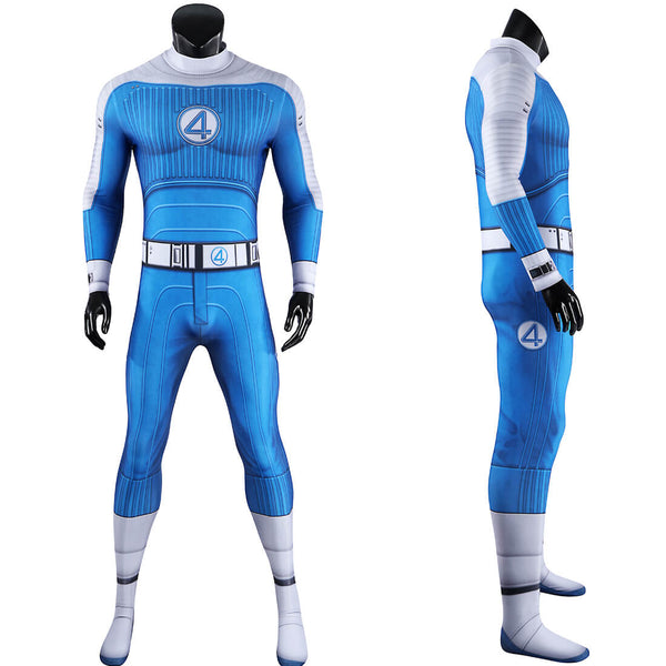Ben Grimm Fantastic Four Costume The Things Cosplay Suit Blue Halloween Costume Adult
