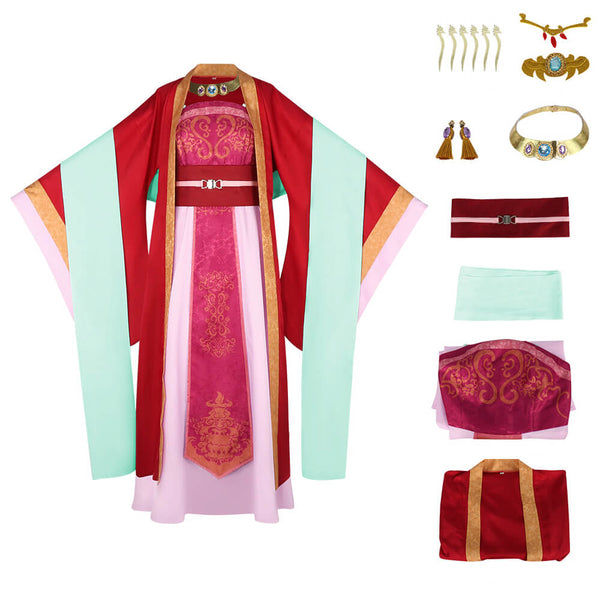 Gyokuyou The Apothecary Diaries Cosplay Red Outfit Carnival Halloween Costume