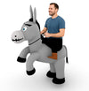 Foyacos Inflatable Donkey Costume Riding on Donkey Costume Blow Up Funny Halloween Suit
