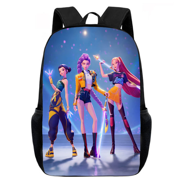 KPop Demon Hunters Backpacks Huntrix Teenager School Bag Waterproof Travel Backpack
