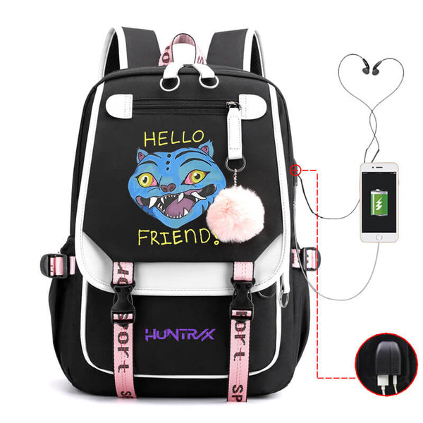 Kpop Demon Hunters Backpack Large Capacity Lightweight Travel Backpack
