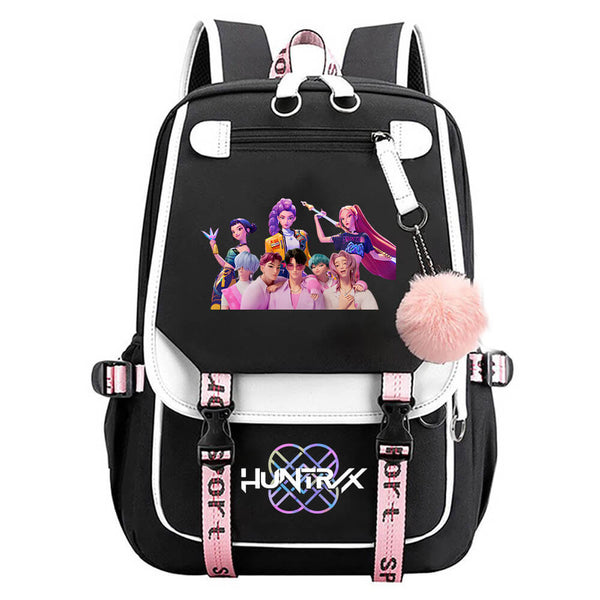 Kpop Demon Hunters Backpack School Shoulder Bag Travel Viking Backpack Unisex
