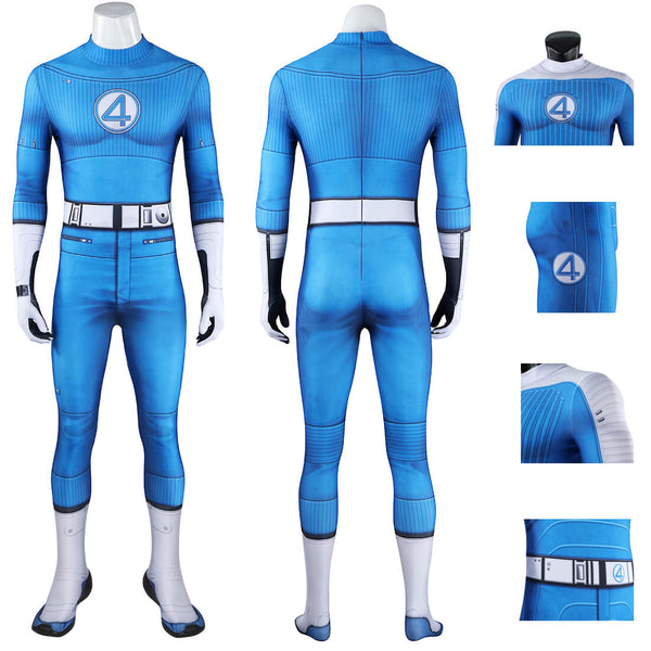 Mister Fantastic Costume Fantastic Four Mr Fantastic Cosplay Suit Halloween Outfit Adult
