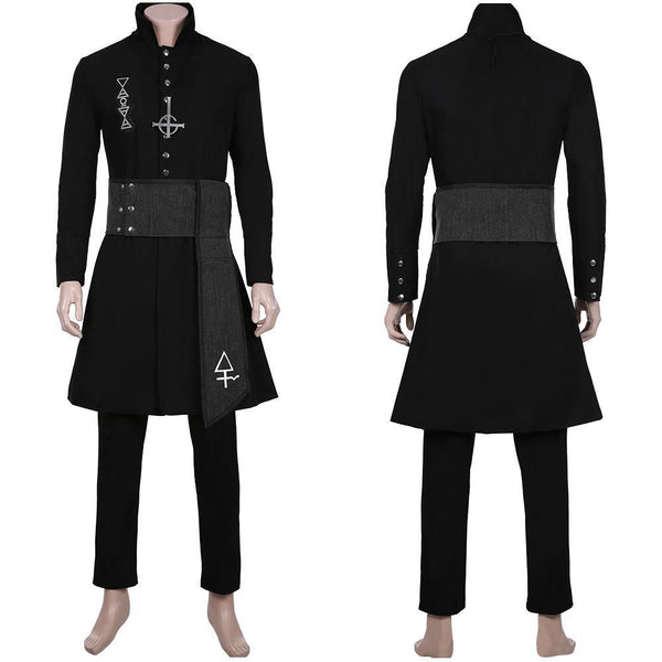 Ghost Papa Emeritus Costume Nameless Ghoul Ghost BC Halloween Cosplay Suit Men