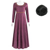 Foyacos Ugly Step Sister Costume Women Ugly Sister Dress Halloween Cosplay Outfit
