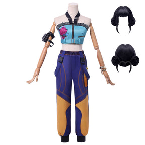 Zoey Huntrix KPop Demon Hunters Cosplay Costume – Foyacos