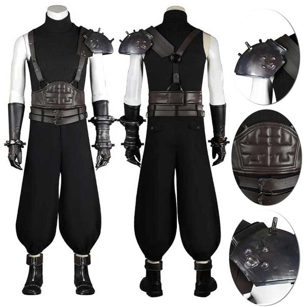 Foyacos Final Fantasy Cloud Strife Costume Adult Men FF7 Cosplay Outfit