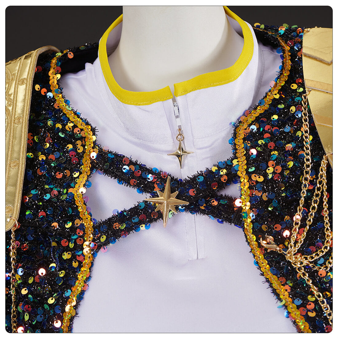 Rumi Golden Kpop Demon Hunters Cosplay Kpop Black Golden Dance